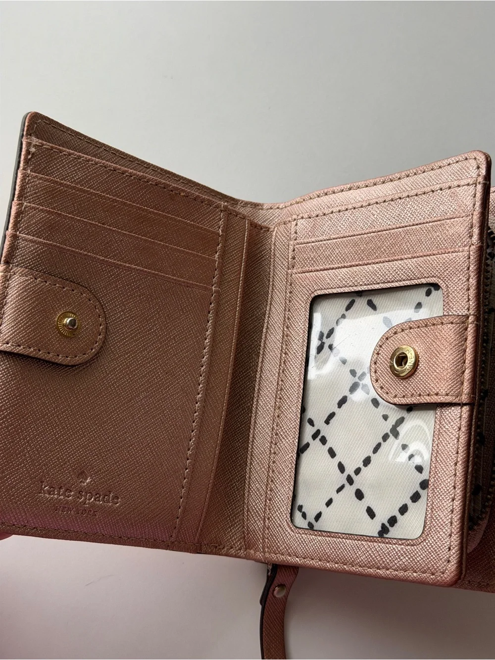 Kate Spade Rose Gold Wallet